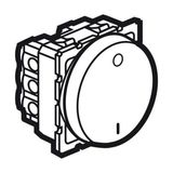 Arteor™ - 2-way double pole switch - 20 AX - 250 V~ - round - 2 modules - Magnesium