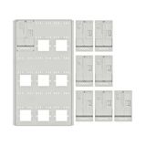 Set Meter box insert 3-rows, 9 meter boards/27 Modul heights