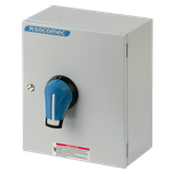 Fuse combination switch FUSERBLOC 4P 400A in steel enclosure IP65