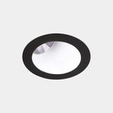 Downlight Play Deco Asymmetrical Round Fixed 17.7W LED warm-white 3000K CRI 90 32.7º Black/White IP54 1532lm