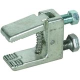 Compact clamp with thread M8 clamping range: 0-24mm