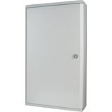 Surface-mount service distribution board with mounting subrack W 600 mm H 1560 mm