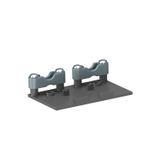 FLK-HL ZL Flex duct holder with double strain relief