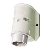 Wall mounted inlet, 16A2p10h, IP44