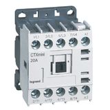 4-pole mini contactors CTX³ - 20 A - 24 V~ - screw terminals