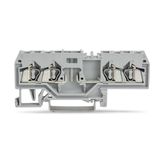 4-conductor carrier terminal block for DIN-rail 35 x 15 and 35 x 7.5 2