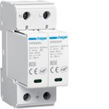 Surge arrester T2 2P 65kA 1.35kV TT-TNS + AUXILIARY CONTACT