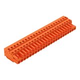 1-conductor female connector CAGE CLAMP® 2.5 mm² orange