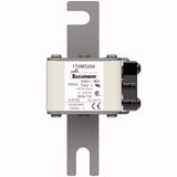 Fuse-link, high speed, 1000 A, AC 690 V, DIN 2, 61 x 77 x 138 mm, aR, DIN, IEC, single indicator