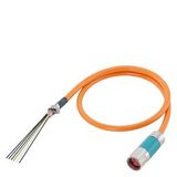 Power cable pre-assembled type: 6FX5002-5CS23 (1FT/1FK for SINAMICS) 4x 16 6FX5002-5CS23-1FA0