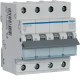 Circuit Breaker 4P 10A C 3kA 4M