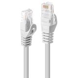 0.3m Cat.6 U/UTP Network Cable, White RJ45, M/M, 250MHz, CCA