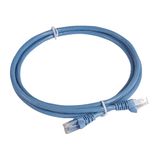 Patch cord category 6 UTP PVC light blue 1.5 meter