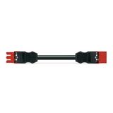 pre-assembled interconnecting cable Cca Socket/plug red