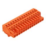 1-conductor female connector CAGE CLAMP® 2.5 mm² orange