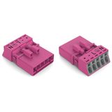 Plug 5-pole Cod. B pink