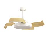 Batan SMART LED Ceiling Fan 35W 3200lm CCT Folding Blades White+Wood