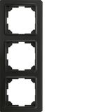 Triple universal frames in E-Design55, anthracite mat