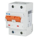 Miniature circuit breaker (MCB), 63A, 2p, B-Char, AC