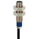 Inductive sensor XS5 M8 - L51mm - stainless - Sn1.5mm - 12..24VDC - cable 5m