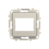 CP-MD-85AI Cover movement detector F@H Sky AI for movement detector Central cover plate Stainless steel - Sky Niessen