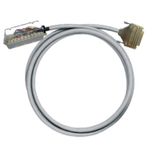 PLC-wire, Analogue signals, 25-pole, Cable LiYCY, 1.5 m, 0.25 mm²