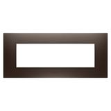 EGO PLATE - IN PAINTED TECHNOPOLYMER - 7 MODULES - BROWN SHADE - CHORUSMART
