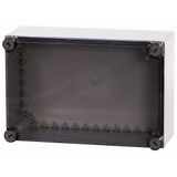 Insulated enclosure, smooth sides, HxWxD=250x375x150mm