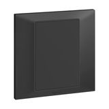 Blanking Plate 1 Gang 7X7 Black, Legrand-Belanko S