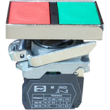 Pushbutton switch FP Prec LG Start-Stop RED-GREEN 1NO+1NС IP40