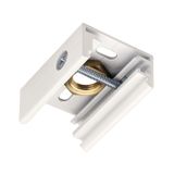 EUTRAC pendant clip for 3-phase track, white RAL 9016