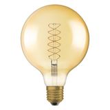 Vintage 1906 LED CLASSIC SLIM FILAMENT Globe DIMMABLE 7W 822 Gold E27