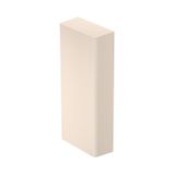 BRK ES70170 cws  SIGNA BASE end piece, 34x180x73, creamy white Polycarbonate/Acrylonitrile butadiene styrene