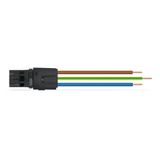 Connection cable;3-pole;open-ended;black
