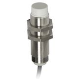 Inductive proximity sensors XS, inductive sensor XS2 M18, L60mm, stainless, Sn12mm, 24...240VAC/DC, cable 5 m