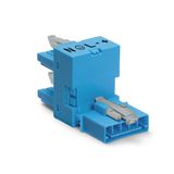 h-distribution connector 5-pole Cod. I blue