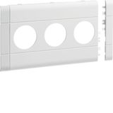 Frontplate 3-gang socket BR 120 pw