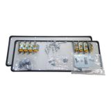 Closure kit for hinged faceplates and locks in XL³800 cable conduits