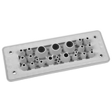 MH24 F125-1 IP66 RAL7035 grey cable entry plate UL94 V-0