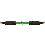 RJ45 male 0°/RJ45 male 0° TPE 22AWG SF/UTP CAT5e gn . ITC/PLTC 17m