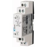 Timing relay multi-function, 2 functions, 1 changeover contacts