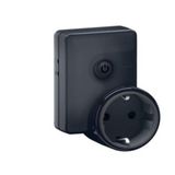 Connected mobile socket outlet 16A German standard - 3680W - magnesium