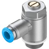GRLA-3/8-QS-8-D One-way flow control valve
