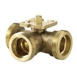 VBG60.20-13T - 3-port changeover ball valve, PN40, DN20, kvs 13