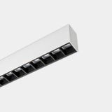 Lineal lighting system Infinite Pro 1700mm Suspended Hexa-Cell 25.62W LED warm-white 3000K CRI 90 ON-OFF Grey IP40 943lm