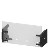 Terminal cover for mounting onto contactors 3TK14, 3TK15