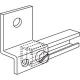 Fixing bracket for C-section at wall