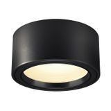 MIRO CL, LED Indoor ceiling light, black, 3000K, 100ø