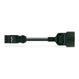 pre-assembled connecting cable Eca Plug/open-ended black