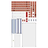 MCCB Busbar System Set 1250A, 602mm, 80x10mm